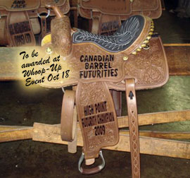 Cdn Barrel Futurities - High Pt Futurity Saddle
