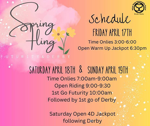 2026 Silver Sage Twirl N Whirl Barrel Racing Futurity-Derby. Apr 17-19 Schedule